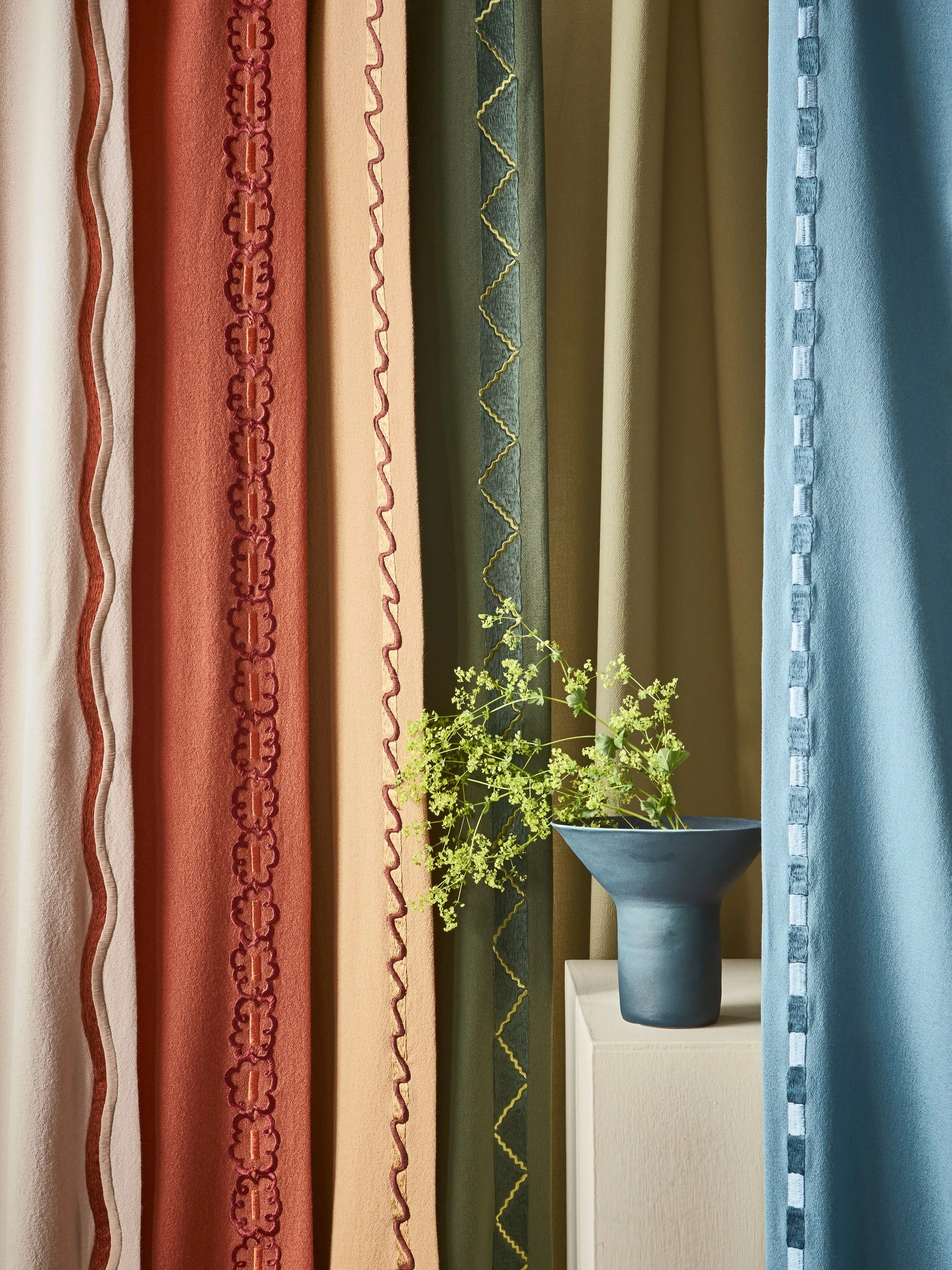 Leni Stripe Potter's Pink - Sheer Cotton Madras — Imogen Heath